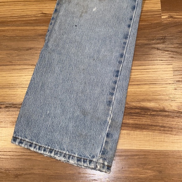 Levi’s 517 Bootcut Worn & Worked-in Distressed Jeans Mens size 32 x 32 - Picture 7 of 16